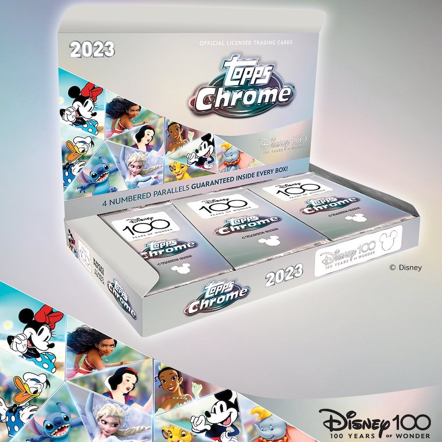 2023 Topps Chrome Disney 100 2 Box - Random Color #2 - A3776