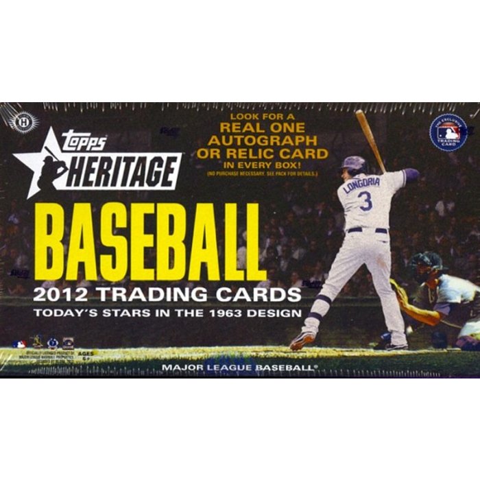 2012 Topps Update Series Baseball Hobby Box