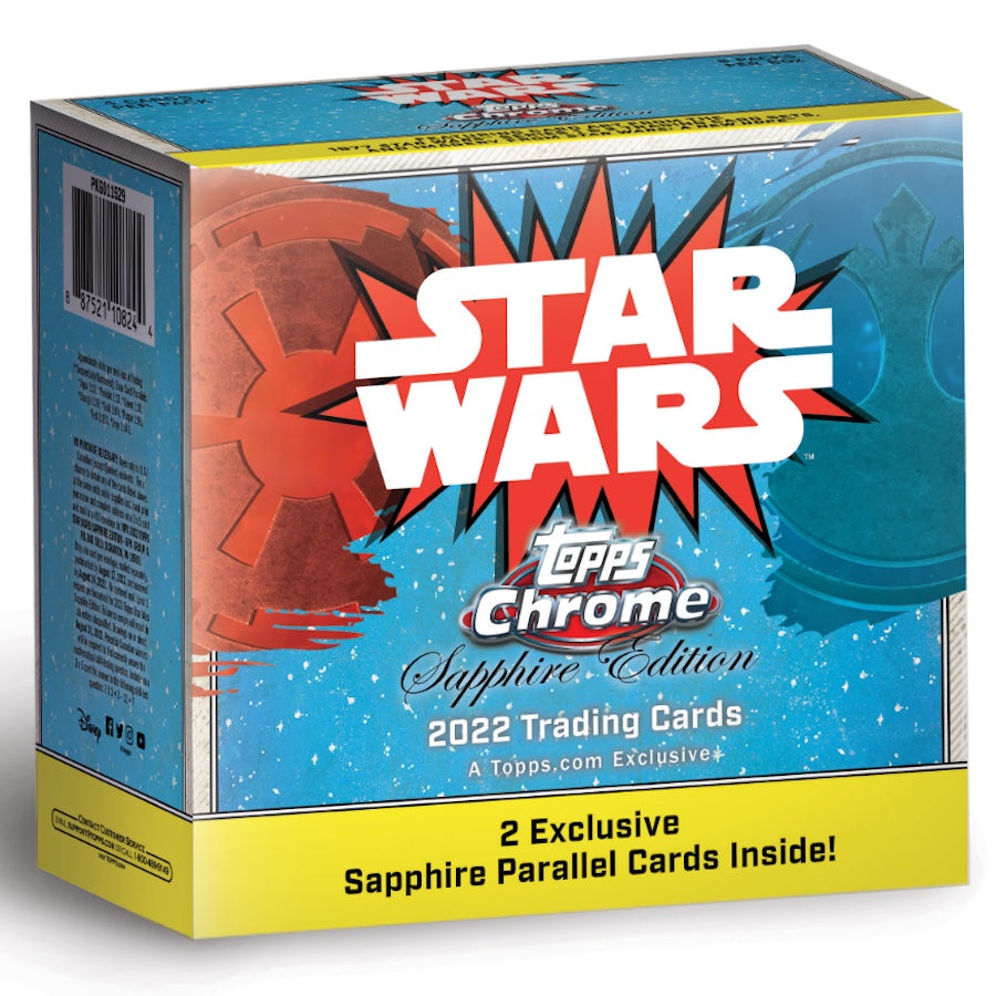 Star Wars Chrome Sapphire Edition Hobby Box Sealed Product
