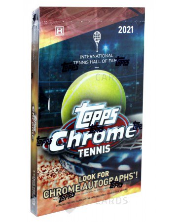 2021 Topps Chrome Tennis Hobby Box- SEALED PRODUCT