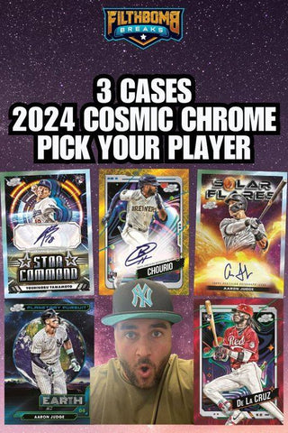 2024 Topps Cosmic Chrome MLB Triple Case Break - Pick Your Player - A4163