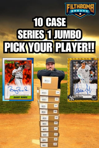 2025 Topps Series 1 Jumbo 10 Case Break - Pick Your Player - A4242