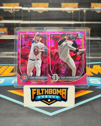 2025 Bowman Chrome Sapphire 10 Box Case Pick Your Team Break A4369