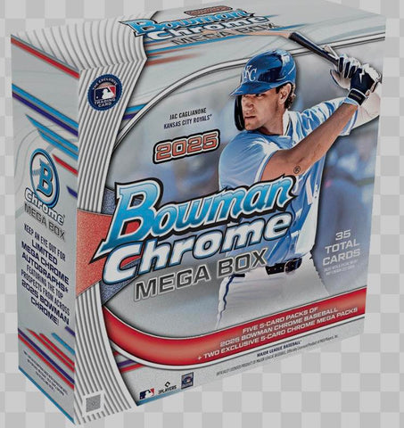 2025 Bowman Chrome Mega Box Dual Case Pick Your Team Break 40x Boxes A4371