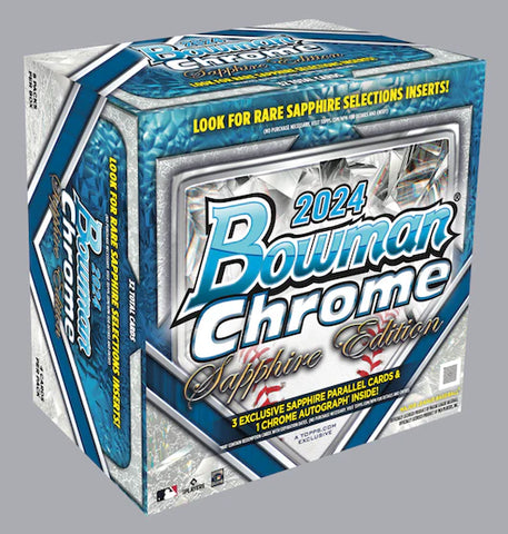 2024 Bowman Chrome Sapphire 1/2 Case Break - Random Teams - A4189