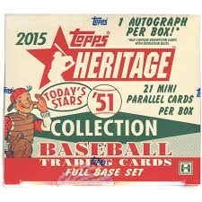 2015 Topps Heritage High Number Baseball Hobby Box