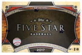 2017 Topps Five Star Baseball Hobby Box- SEALED PRODUCT