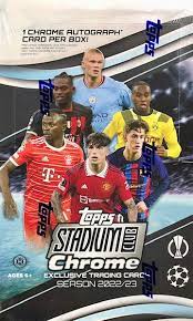 2022/23 Topps Stadium Club Chrome UEFA Club Competitions Soccer