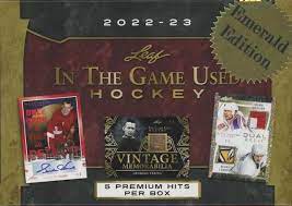 2022/23 Leaf In The Game (ITG) Game Used Hockey Box- SEALED PRODUCT