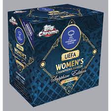 2022/23 Topps UEFA Women's Champions League Chrome Sapphire Edition Box- SEALED PRODUCT
