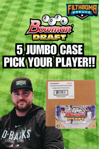 2024 Bowman Draft Jumbo 5 Case Break - Pick Your Player - A4199