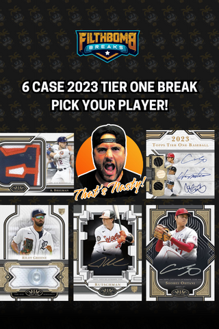 2023 Topps Tier One MLB 6 Case Break  - Pick Your Player - A3631