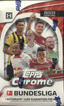 2022/23 Topps Chrome Bundesliga Soccer Hobby Box- SEALED PRODUCT