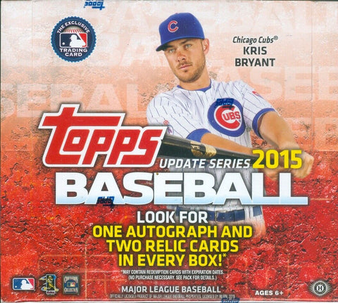 2015 Topps Update Series Baseball Jumbo Box- SEALED PRODUCT