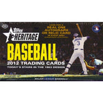 2012 Topps Heritage Baseball Hobby Box - SEALED PRODUCT