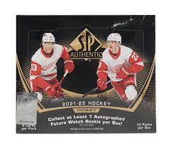 2021/22 Upper Deck SP Authentic Hockey Hobby Box- SEALED PRODUCT