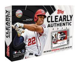 2022 Topps Clearly Authentic Baseball Hobby Box- SEALED PRODUCT