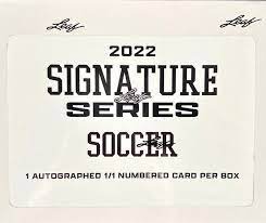 2022 Leaf Signature Series Soccer Hobby Box- SEALED PRODUCT