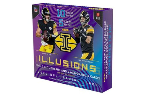 2022 Panini Illusions Football Hobby Box- SEALED PRODUCT