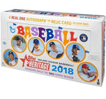 2018 Topps Heritage Baseball Hobby Box - SEALED PRODUCT